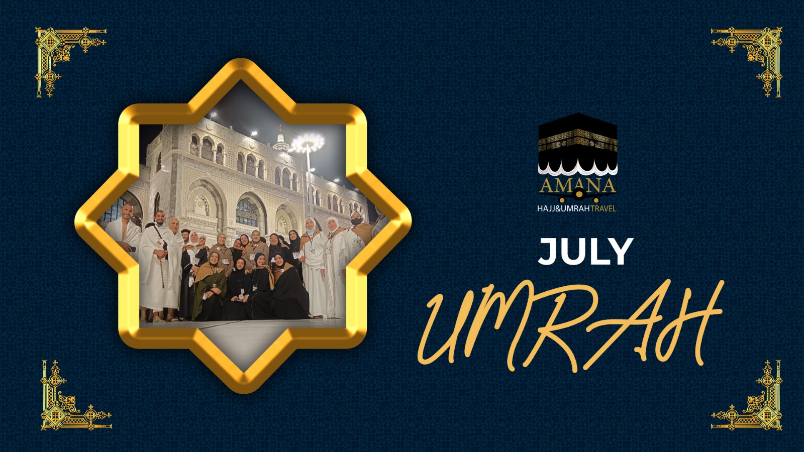 Summer Umrah Package from USA – Group 1