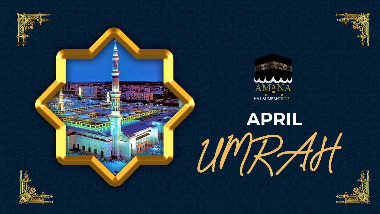April Umrah Package from USA – Eid & Spring Break